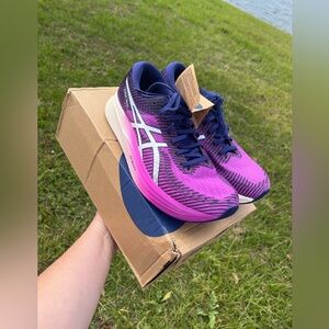 Asics Women's Purple Navy Pink Gradient Running Shoes